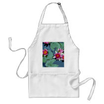 Hardy water lily, red, Nymphaea laydekeri Apron