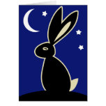 Hare at Twilight Card