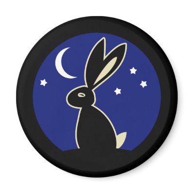 Hare at Twilight Magnets by WildWitch