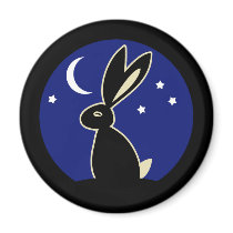Hare at Twilight magnets