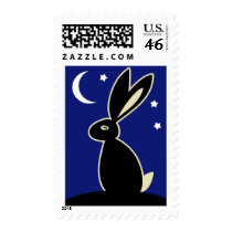 Hare at Twilight postage