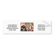 HARE KRISHNA HARE KRISHNA . bumper stickers