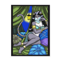 Harem Cat Postcard by artvixn Harem Cat Postcard