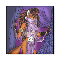Harem Fox Magnet