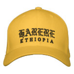 HARERE, ETHIOPIA, HATS embroidered hats