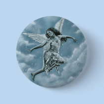 Hark christmas angel sing Button buttons