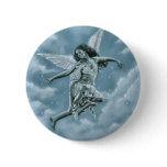 Hark christmas angel sing Button