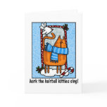 hark the hairball kitties sing greeting cards