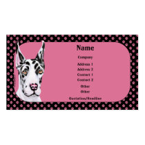 Harle Pup Great Dane Business Card business cards