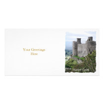 HARLECH CASTLE WALES UK PERSONALIZED PHOTO CARD