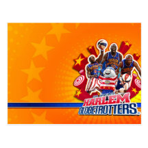 Harlem GlobeTrotter's Group Picture Postcard