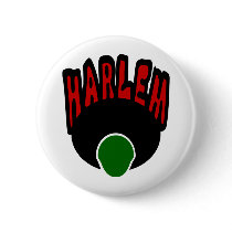 Harlem Graffiti With Face & Big Afro, 3 Colors Pin