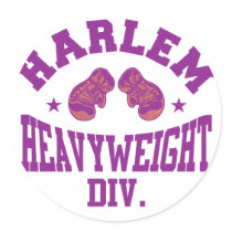 Harlem Heavyweight Purple stickers