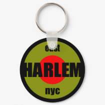 Harlem NYC Key Chain keychains by markusnyc Harlem NYC Key Chain keychains