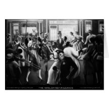 Harlem Renaissance Art - "Getting Religion" Card