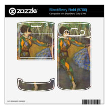 Harlequin and Colombine by Edgar Degas BlackBerry Decals