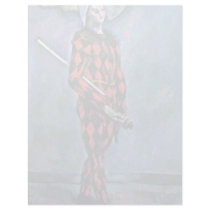 Harlequin By Paul Cézanne (Best Quality) Letterhead
