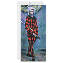 Harlequin By Paul Cézanne (Best Quality) Rack Cards