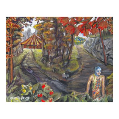 Harlequin Circus Poster by Sketchee