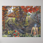 Harlequin Circus Poster