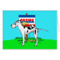 Harlequin Dane Pi$$ on Obama cards by DanesRUs Harlequin Dane Pi$$ on Obama cards