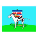 Harlequin Dane Pi$$ on Obama Poster posters by DanesRUs Harlequin Dane Pi$$ on Obama Poster posters