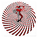 Harlequin Dizzy Stark Print by Jaenne Harlequin Dizzy Stark Print