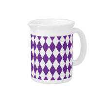 Harlequin Grape and White Drink Pitcher
