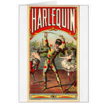 Harlequin Greeting Cards
