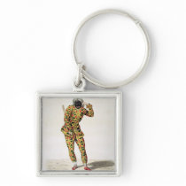 Harlequin Key Chains