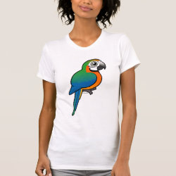 Harlequin Macaw Women's American Apparel Fine Jersey Short Sleeve T-Shirt