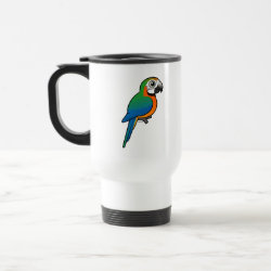 Harlequin Macaw Travel / Commuter Mug