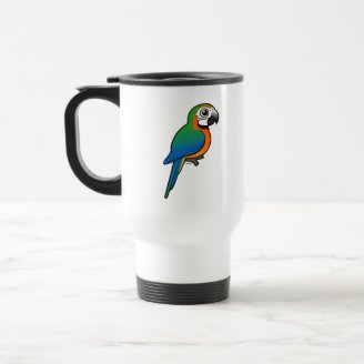 Harlequin Macaw Travel / Commuter Mug