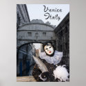 Harlequin on the Bridge of Sighs posters