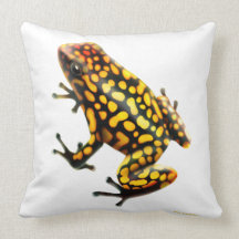 Harlequin Poison Dart Frog Pillow