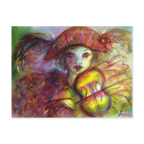 Harlequin postcards