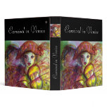 HARLEQUIN red  black yellow green Binders