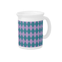 Harlequins Lilac and Teal pitchers