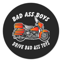 Harley Bad Ass Boys Black stickers by WhiteTiger_LLC Harley Bad Ass Boys Black stickers