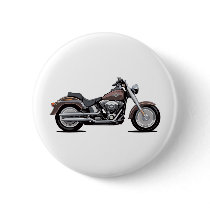 Harley Davidson Fat Boy Button
