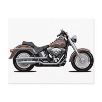 Harley Davidson Fat Boy Postcards