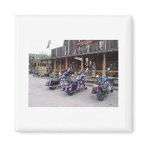 Harley Davidson Motorcycles Western Saloon Fridge Magnet