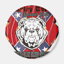 Harley Dawg Fridge Magnet
