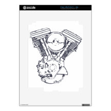 Harley Evolution V-Twin Decal For The iPad 2