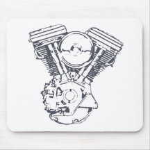 Harley Evolution V-Twin Mousepads