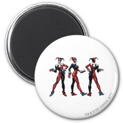 Harley Quinn - All Sides magnets