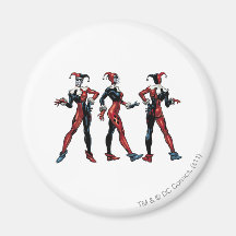Harley Quinn - All Sides Magnets