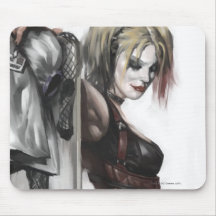 Harley Quinn Illustration Mousepad
