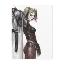 Harley Quinn Illustration Postcard