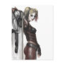 Harley Quinn Illustration Postcard
